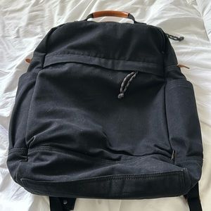 black backpack